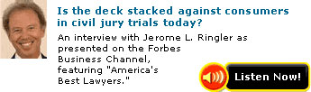 Is the deck stacked against consumers in civil jury trials today?